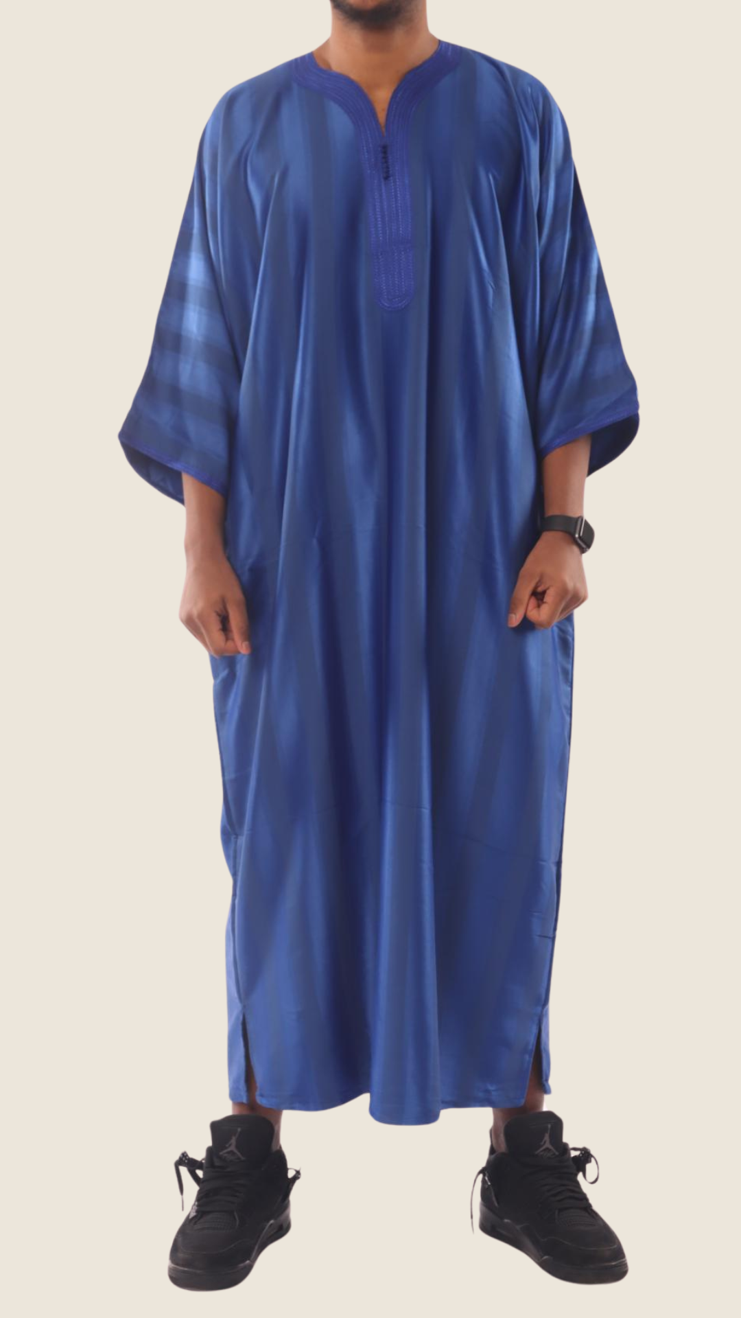 Royal Blue - Moroccan Thobe